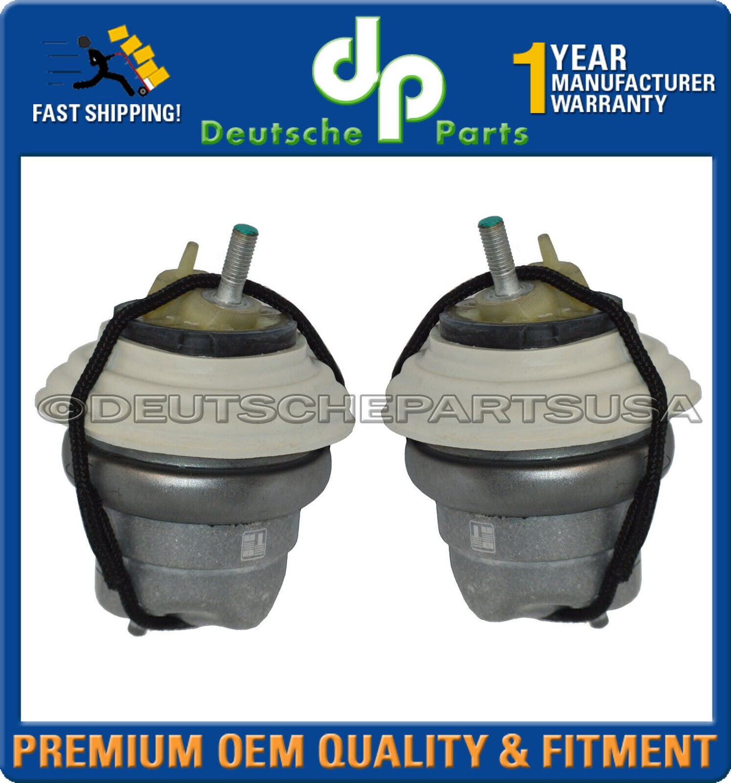 Jaguar XF 2.0 13-15 Engine Motor Mount LEFT + RIGHT C2D 19868 C2D19868 Set of 2