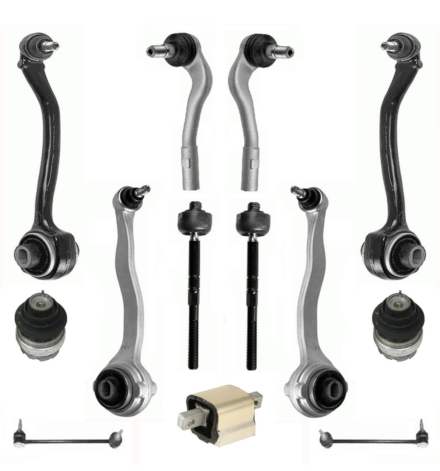 Mercedes W203 Front Control Arm Arms Ball Joints ENGINE MOUNTS SUSPENSION KIT 15