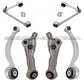 UPPER+LOWER CONTROL ARMS BALL JOINTS BUSHING TOE LINK TIE ROD JAGUAR VANDEN PLAS