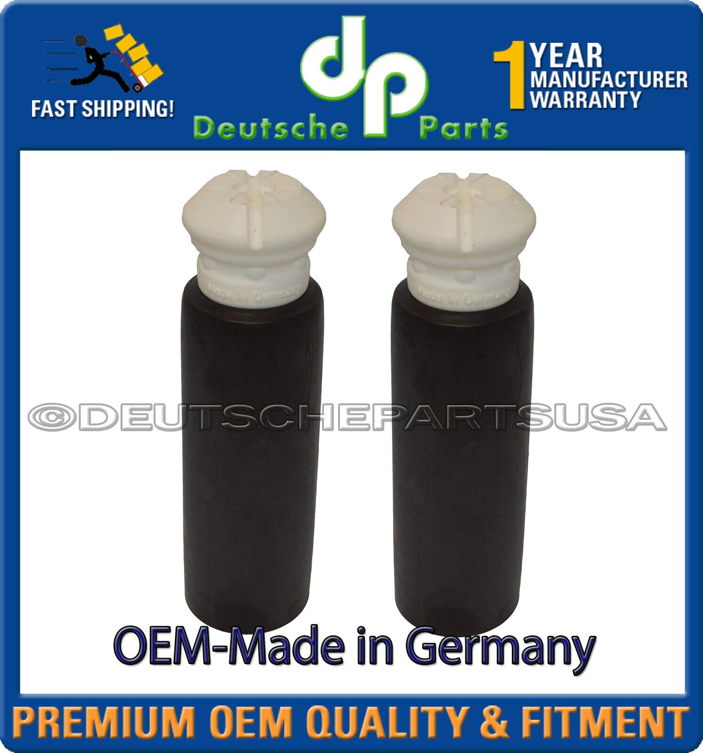 FR + RR SHOCK BUMP STOP DUST BOOT for BMW E85 E86 Z4 L+R Made in Germany Set 6