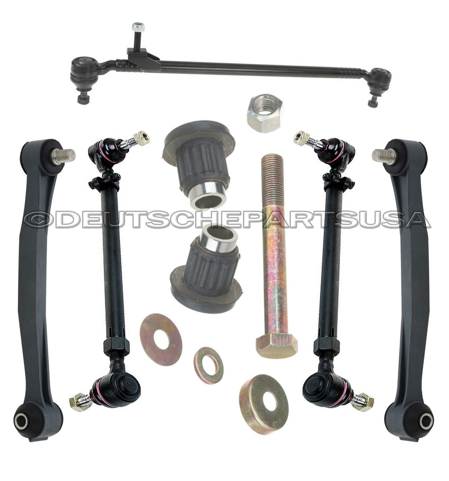 MERCEDES 190D 190E Center Drag Link Tie Rod Ball Joint Idler Arm Repair Kit