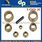 Porsche 911 912 914 Bronze Pedal Bushing Kit 911423542341 93042340190 PB-90 x100