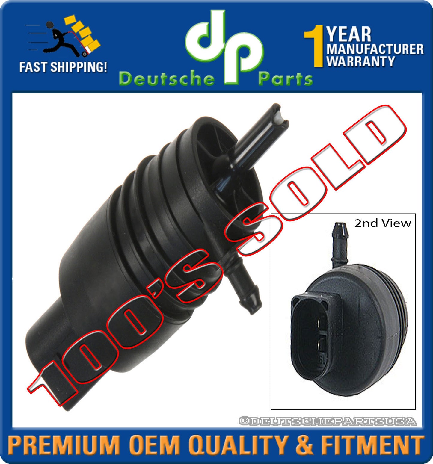 MERCEDES W220 W210 W211 W203 WINDSHIELD WASHER PUMP 221 869 01 21 2218690121