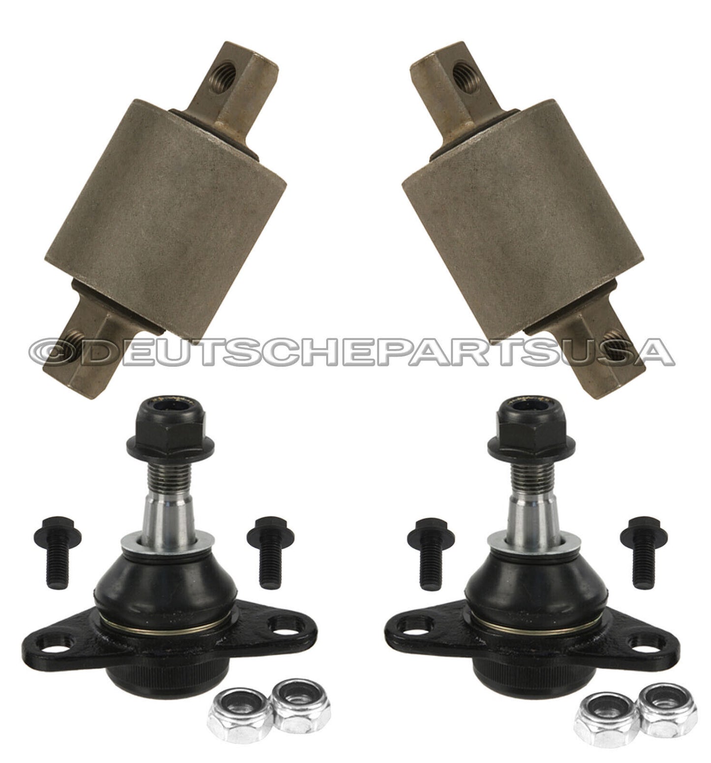 VOLVO XC90 Front Control Arm Ball Joints Bushings Lower Rearward Bushings Set 6