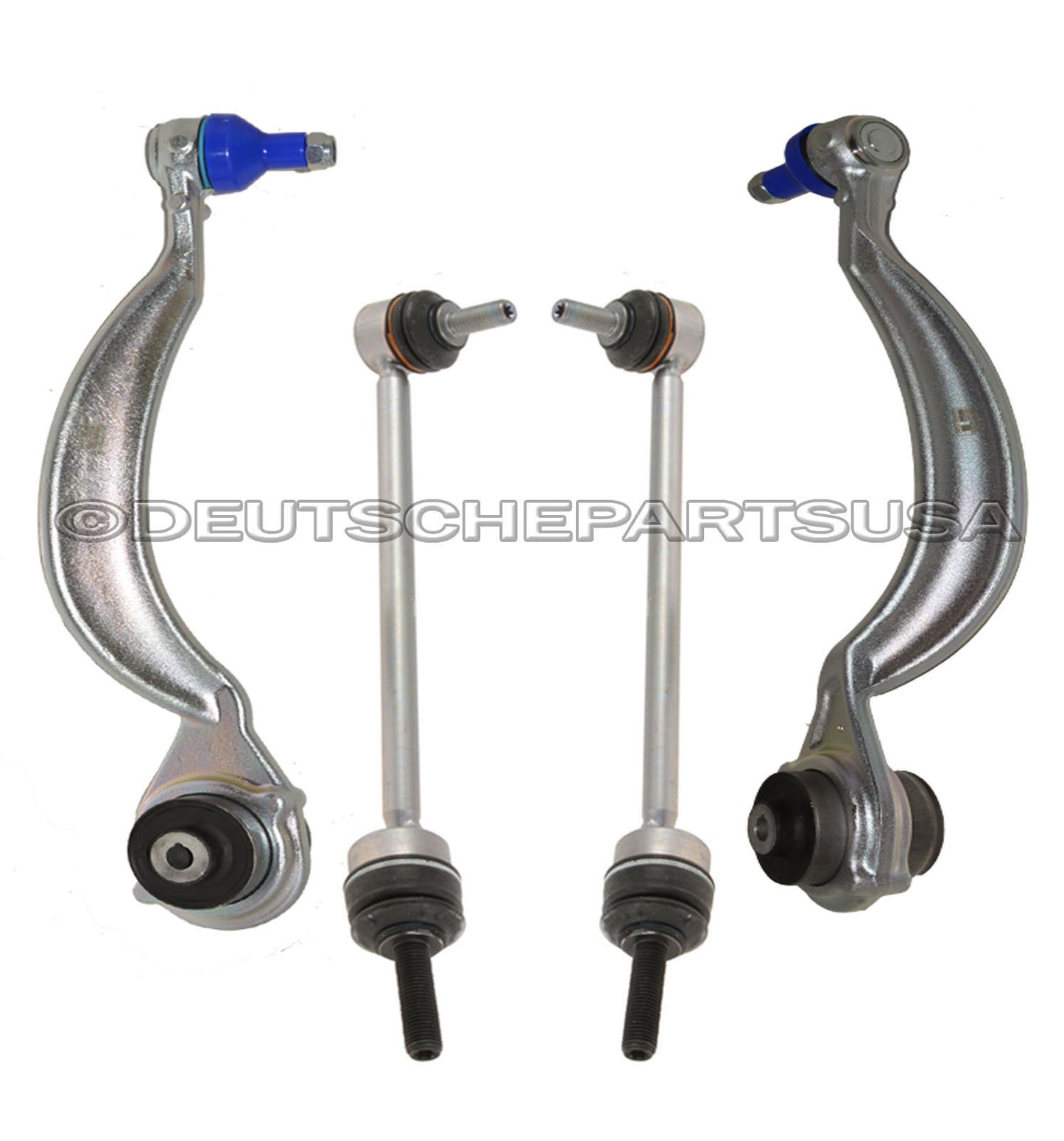 Mercedes W221 W216 4MATIC FRONT STRUT Control Arm Ball Joint Sway Bar Link Set 4