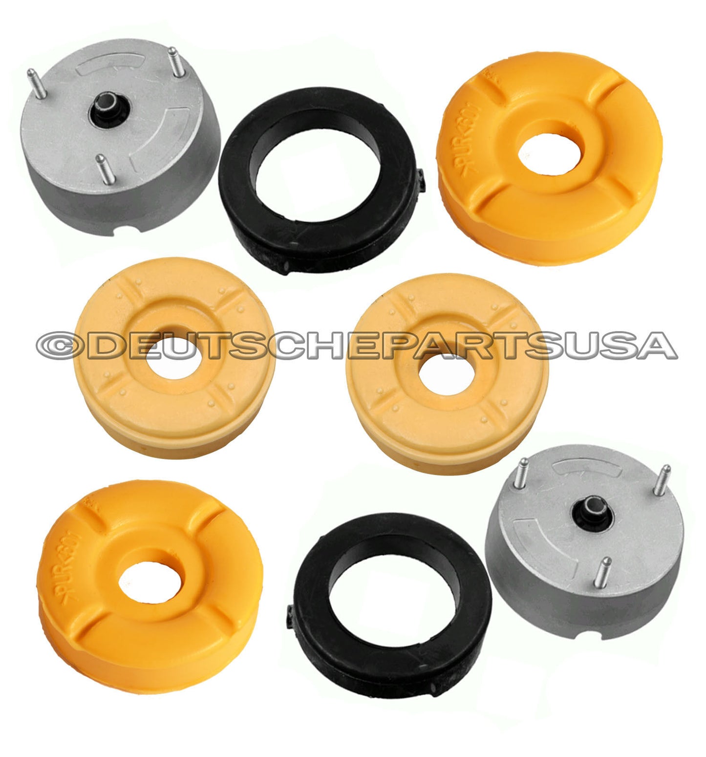 FRONT LH+RH STRUT SHOCK MOUNT MOUNTS + SUPPORT UPPER LOWER BMW E70 X5 E71 Set 6p