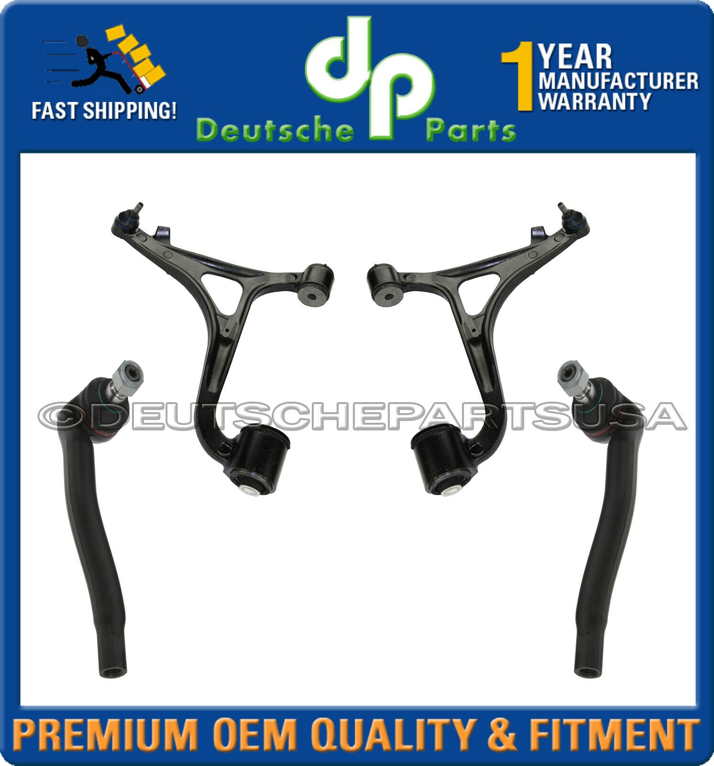 MERCEDES W203 4MATIC CONTROL ARM BALL Joint BUSHING Tie Rod Outer SUSPENSION KIT