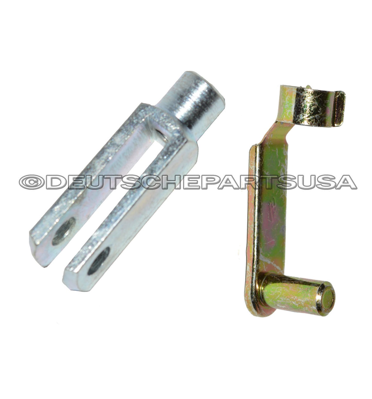 PORSCHE 911 912 930 CLUTCH CLEVIS FORK & CLEVIS PIN AT PEDAL 90016600202 Set of2