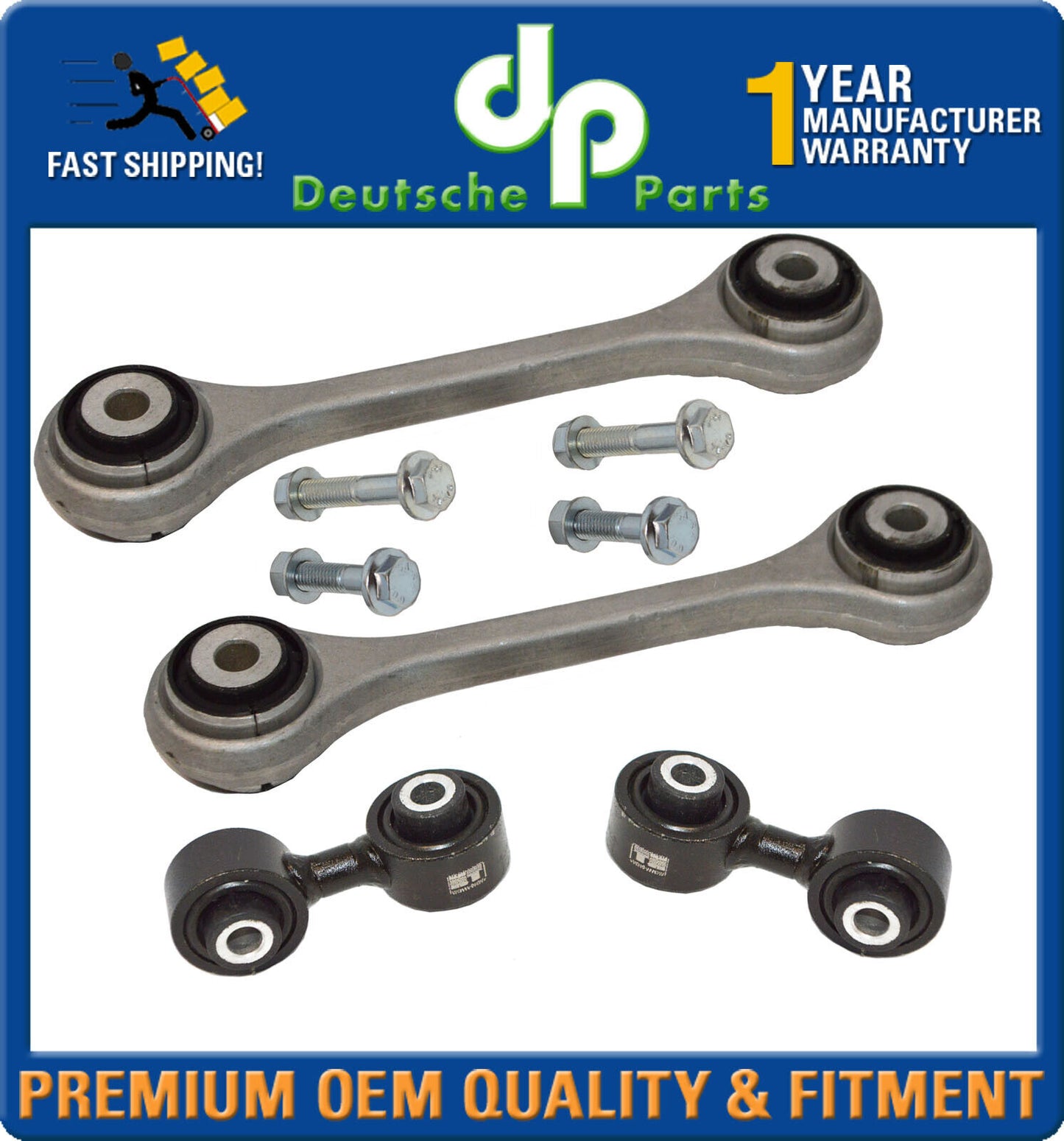 Porsche Macan UPPER LOWER Control Arm Ball Joint Tie Rod Motor Suspension Kit 25
