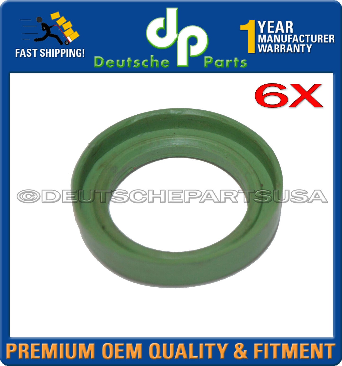 Porsche 911 Boxster Cayman Spark Plug Seal- Inner 99610420300 GENUINE Set of 6
