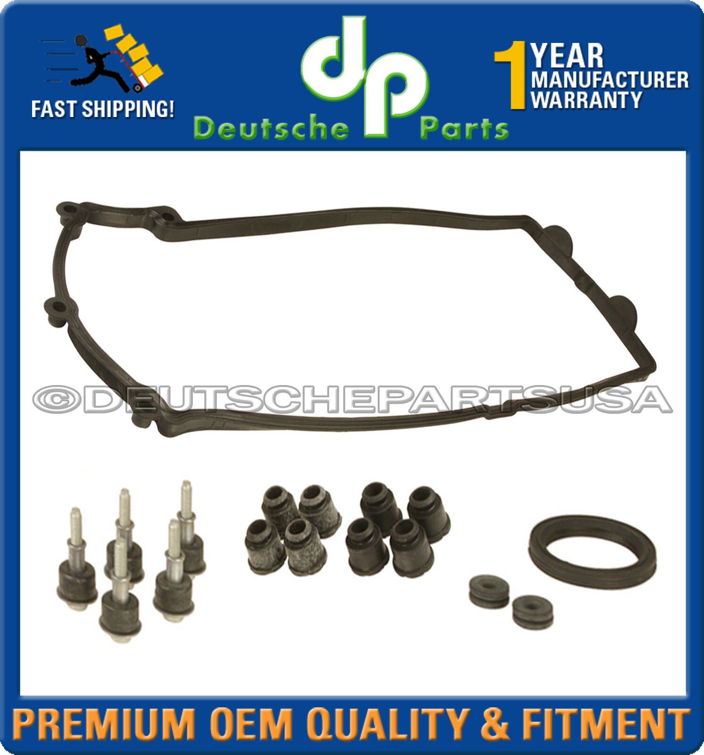 Valve Cover Gasket LEFT 5-8 Cyl 11127513195 for BMW X5 E53 E60 E63 E64 E65 E66