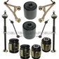 JAGUAR XF REAR Upper + LOWER CONTROL ARM BALL JOINT TOE LINK TIE ROD SET 12