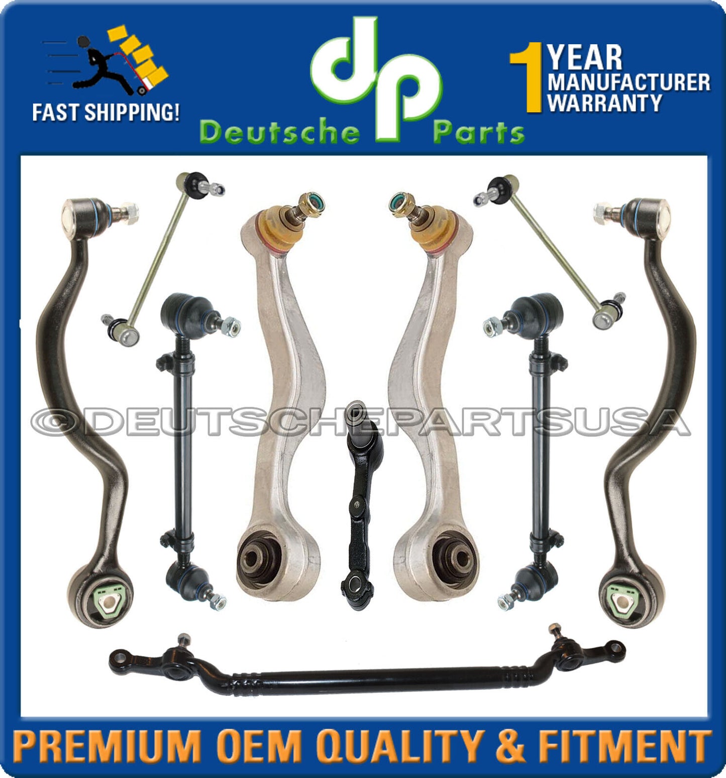 Control Arm Arms Ball Joint Center Drag Link Tie Rod Coupling BMW E31 Suspension
