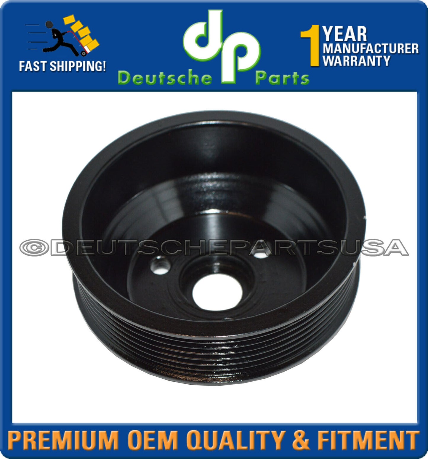 Porsche Cayenne Panamera Engine Water Pump Pulley-Heavy Duty Aluminum Upgrade