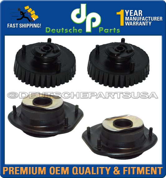 Porsche 911 964 Front + Rear Upper Shock Flange TOP Mount Mounts Bearing Set 4