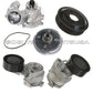 WATER PUMP ALUMINUM PULLEY BELT TENSIONERS FAN CLUTCH for BMW 7 E65 E66 SET 6
