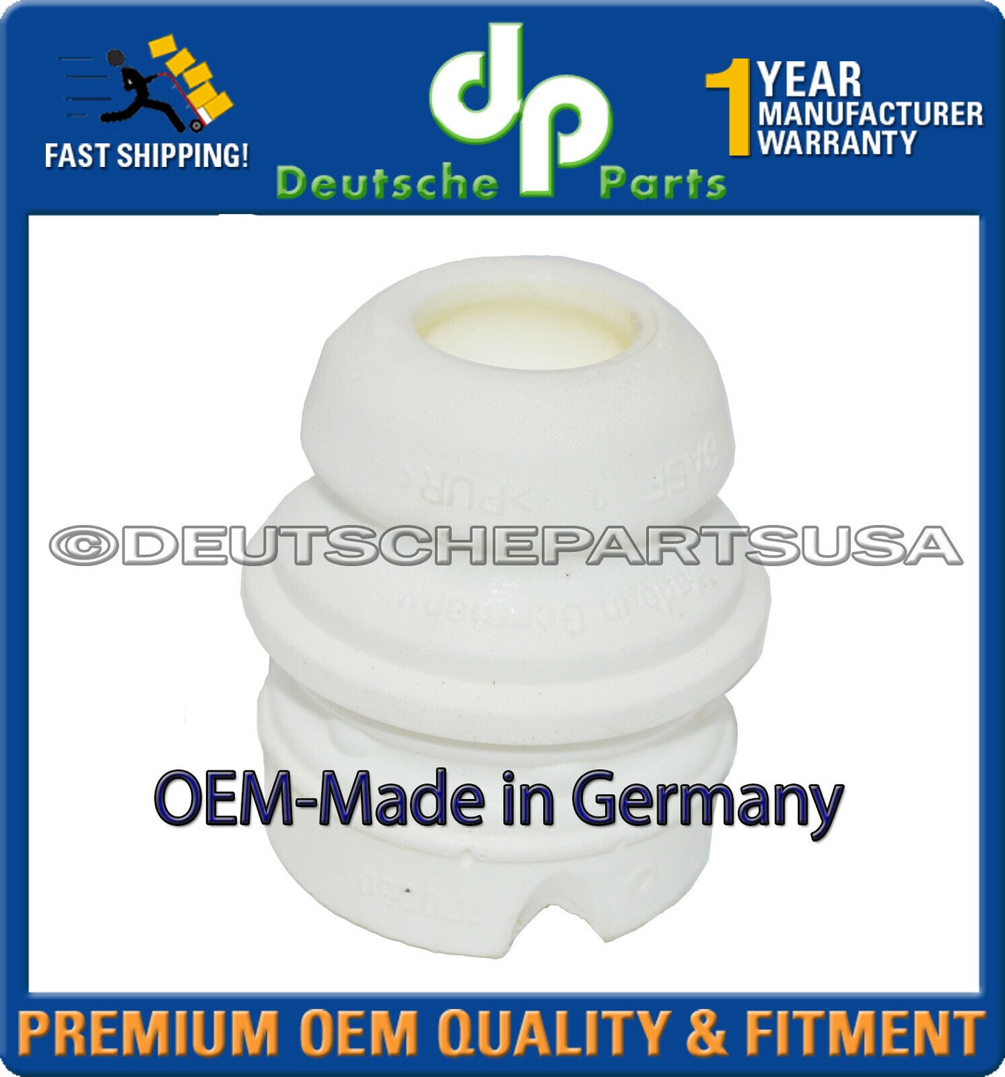 BMW E46 E85 E86 Bump Stop For Front Strut LH + RH 31331094751 Made Germany Set 2