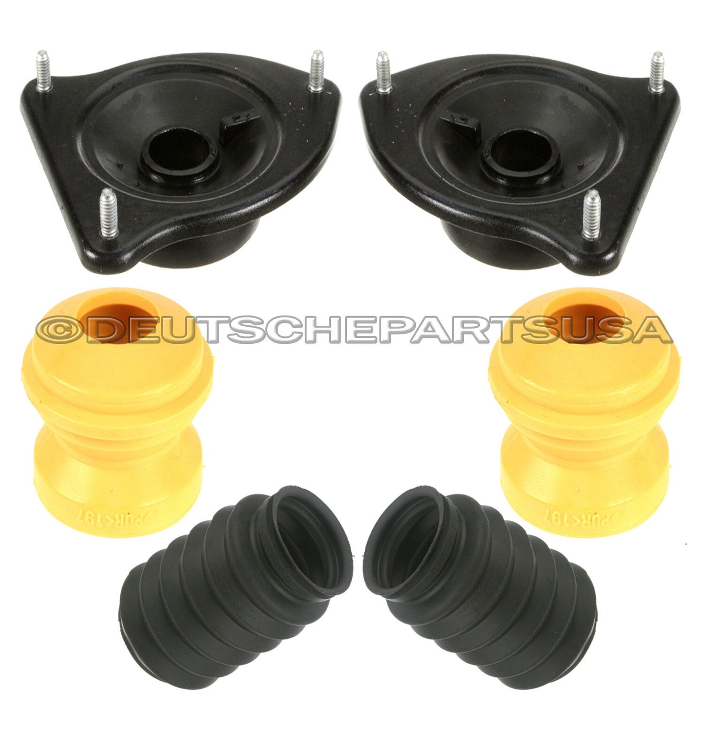 MINI COOPER FRONT STRUT SHOCK MOUNT MOUNTS BEARINGS BUMP STOP SUSPENSION KIT 10