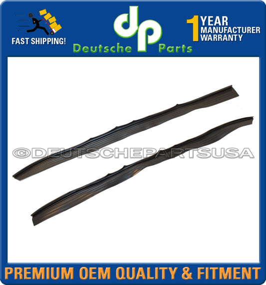 Porsche 911 Door Seal Rubber Strip Pad LH + RH 91155161900 91155162000 Set 2