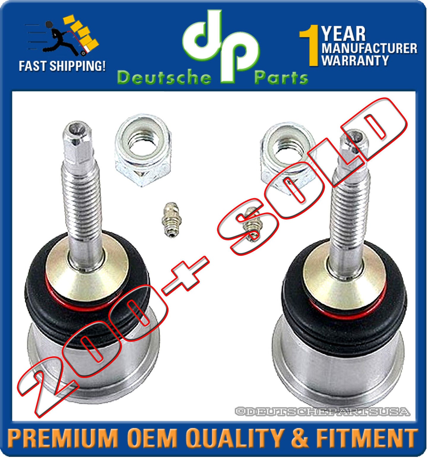 JAGUAR S Type FRONT LOWER KNUCKLE BALL JOINT JOINTS XR8041215J XR8 041215J SET 2