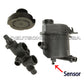 WATER COOLANT EXPANSION TANK +THERMOSTAT + CAP 17107514964 for BMW X5 4.4i Set 3