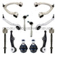 Mercedes W220 S500 S430 ABC Upper Lower Control Arms Ball Joint Tie Rod Boot KIT