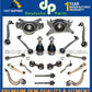 Porsche Macan UPPER LOWER Control Arm Ball Joint Tie Rod Motor Suspension Kit 25