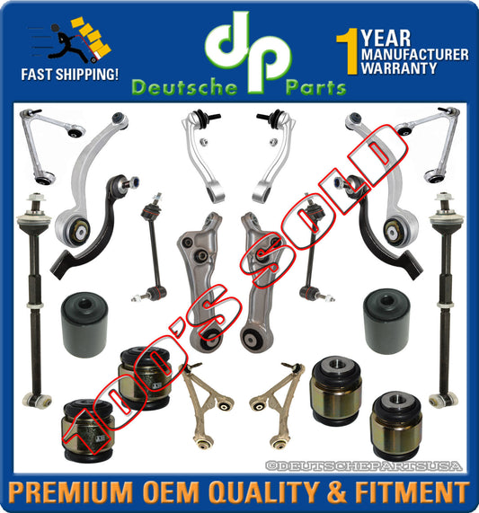 UPPER + LOWER FRONT + REAR CONTROL ARMS BALL JOINTS Tie Rods for JAGUAR S TYPE