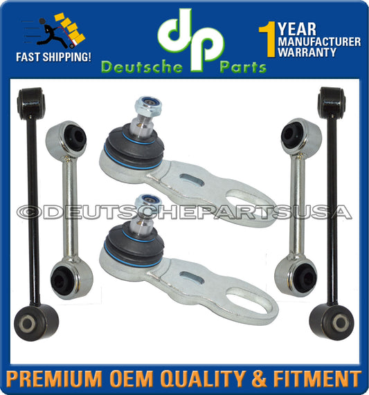 Porsche 928 Lower Ball Joints Sway Bar Links LH + RH  Front + Rear Set of 6