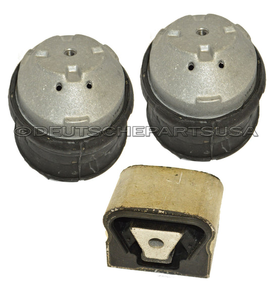 Mercedes E550 4MATIC W211 HYDRO Engine Motor Transmission Mount Mounts LR SET 3