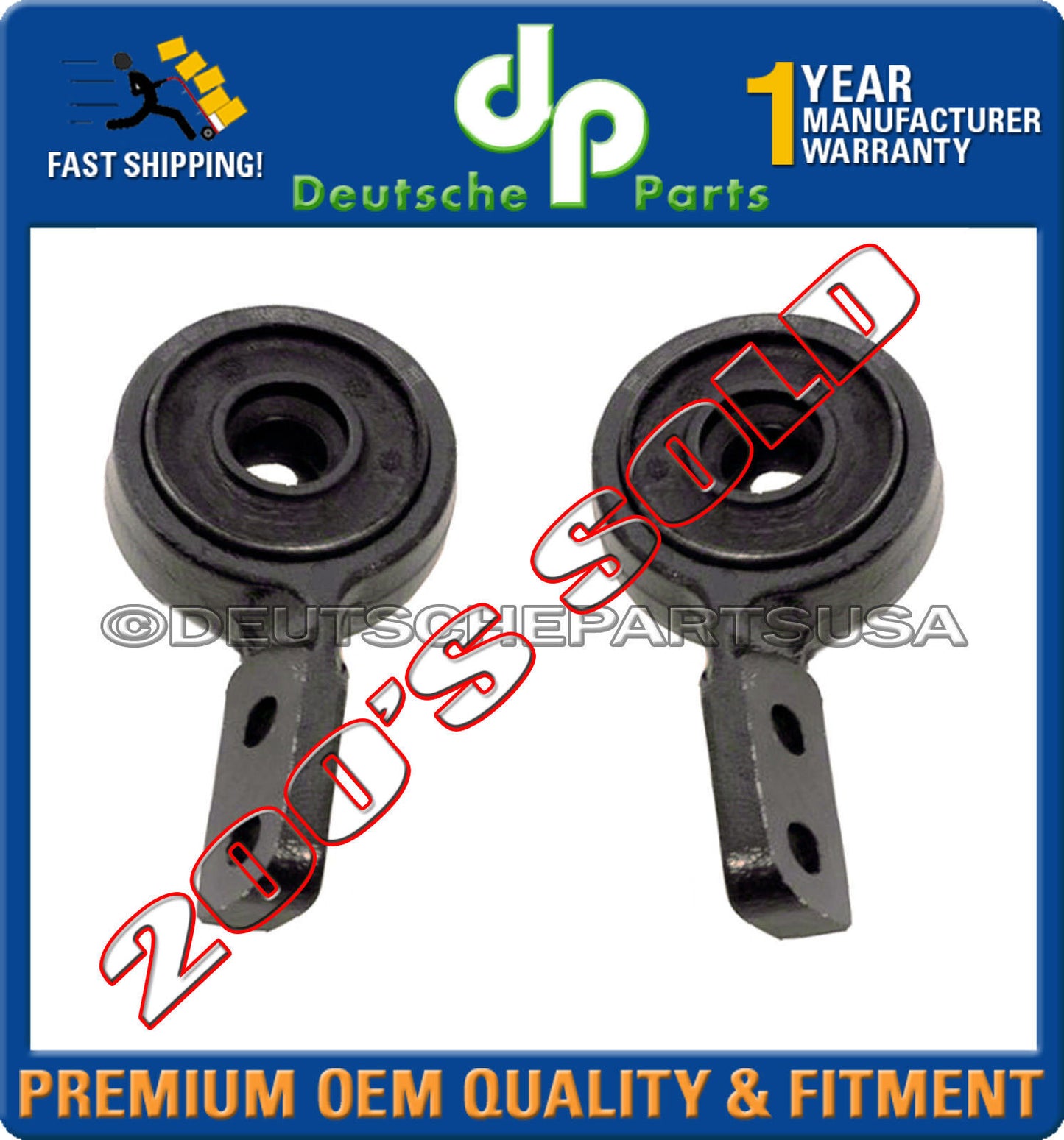 M3 UPGRADE SOLID CONTROL ARM BUSHING BUSHINGS RETAINERS LOLLYPOP for BMW E36 E30