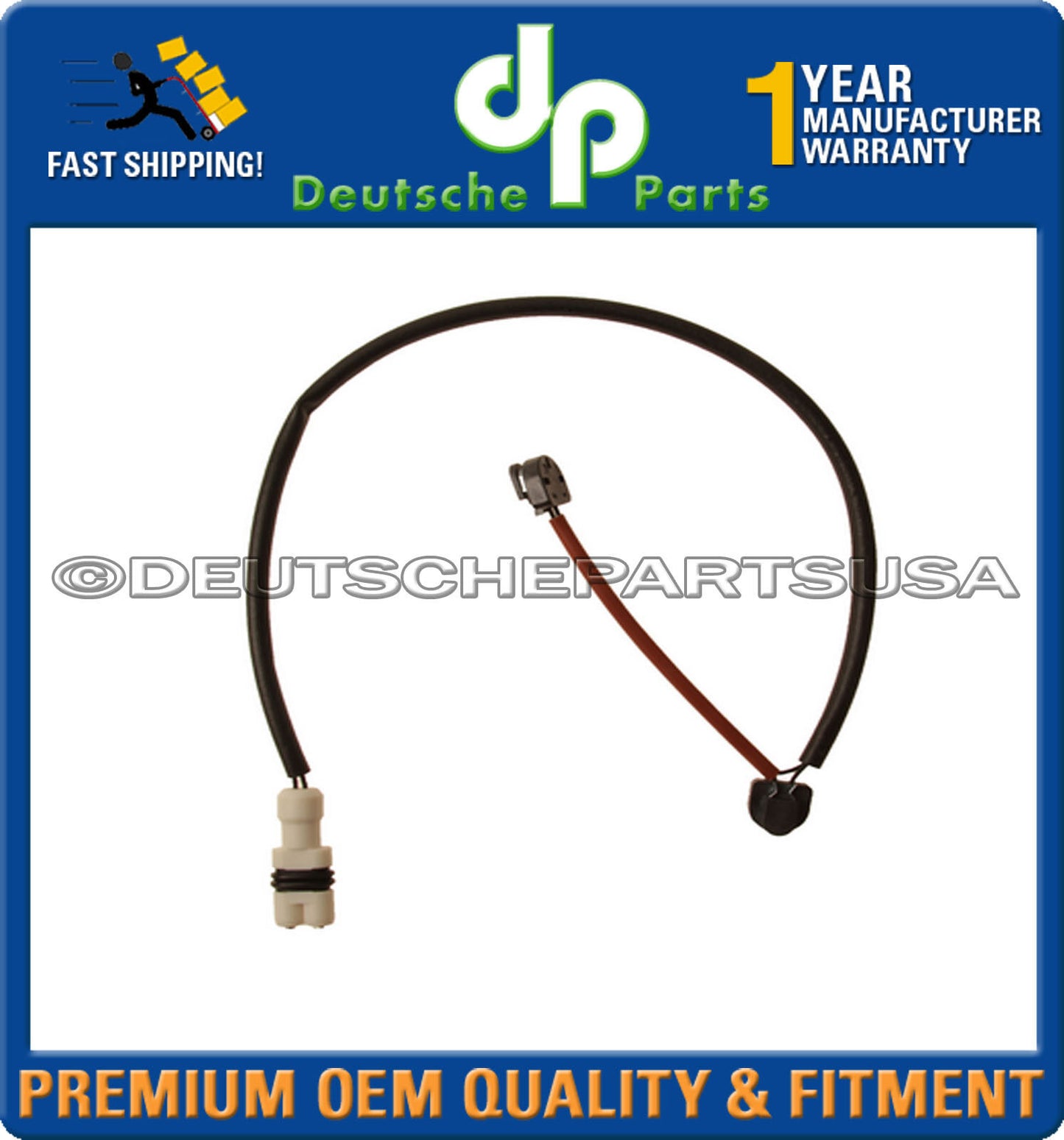 Porsche 911 Front Brake Pad Sensor 09-12 Left + Right 997 612 770 00 Set of 2