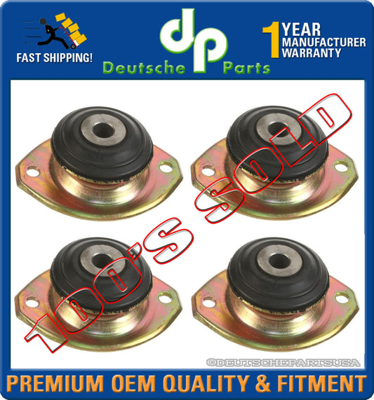 PORSCHE 911 ENGINE MOTOR TRANSMISSION MOUNT MOUNTS LEFT RIGHT 91137504300 SET 4