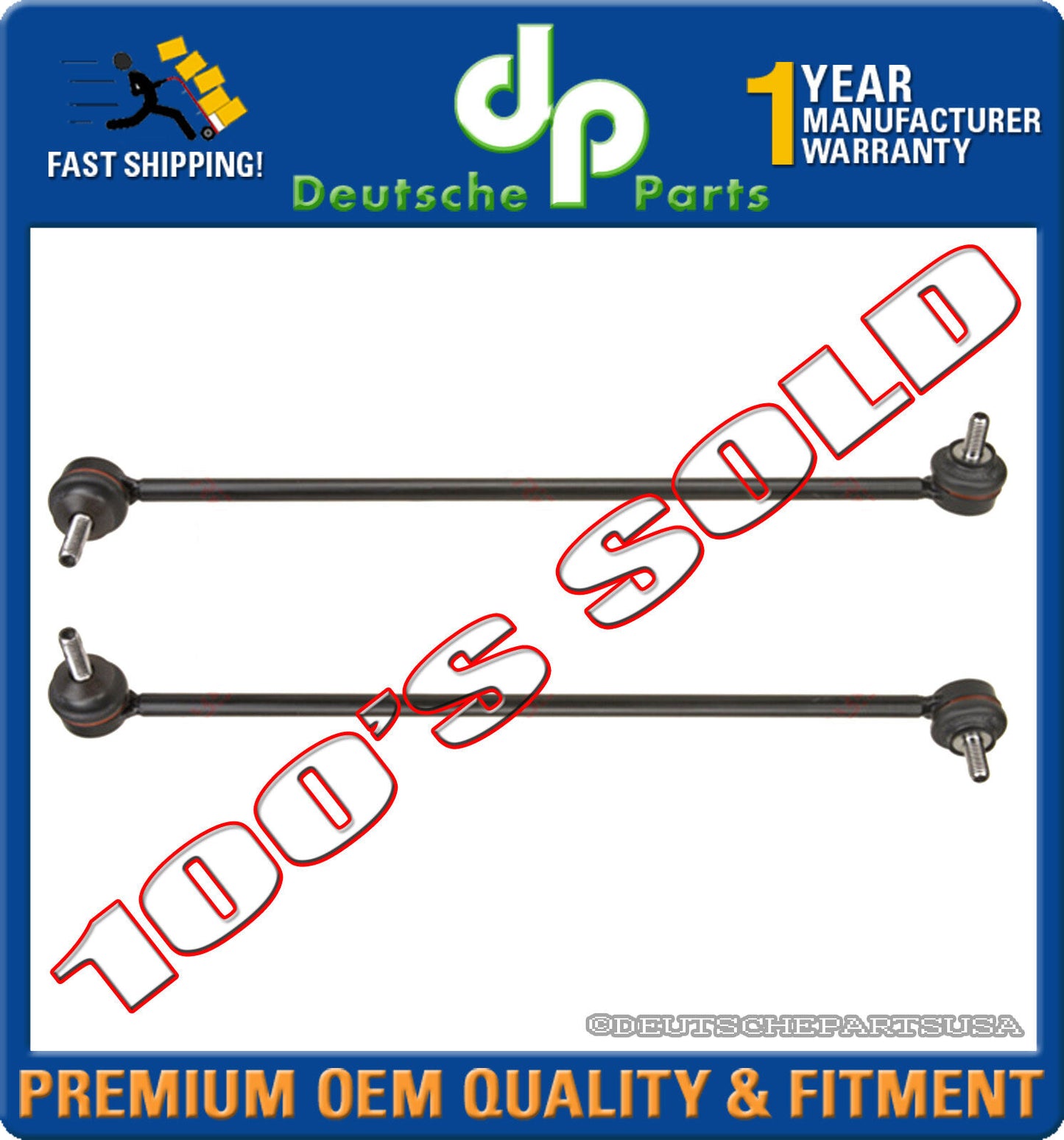 FRONT SWAY STABILIZER BAR LINK LINKS for BMW E66 E65 31306781547 + 31306781546