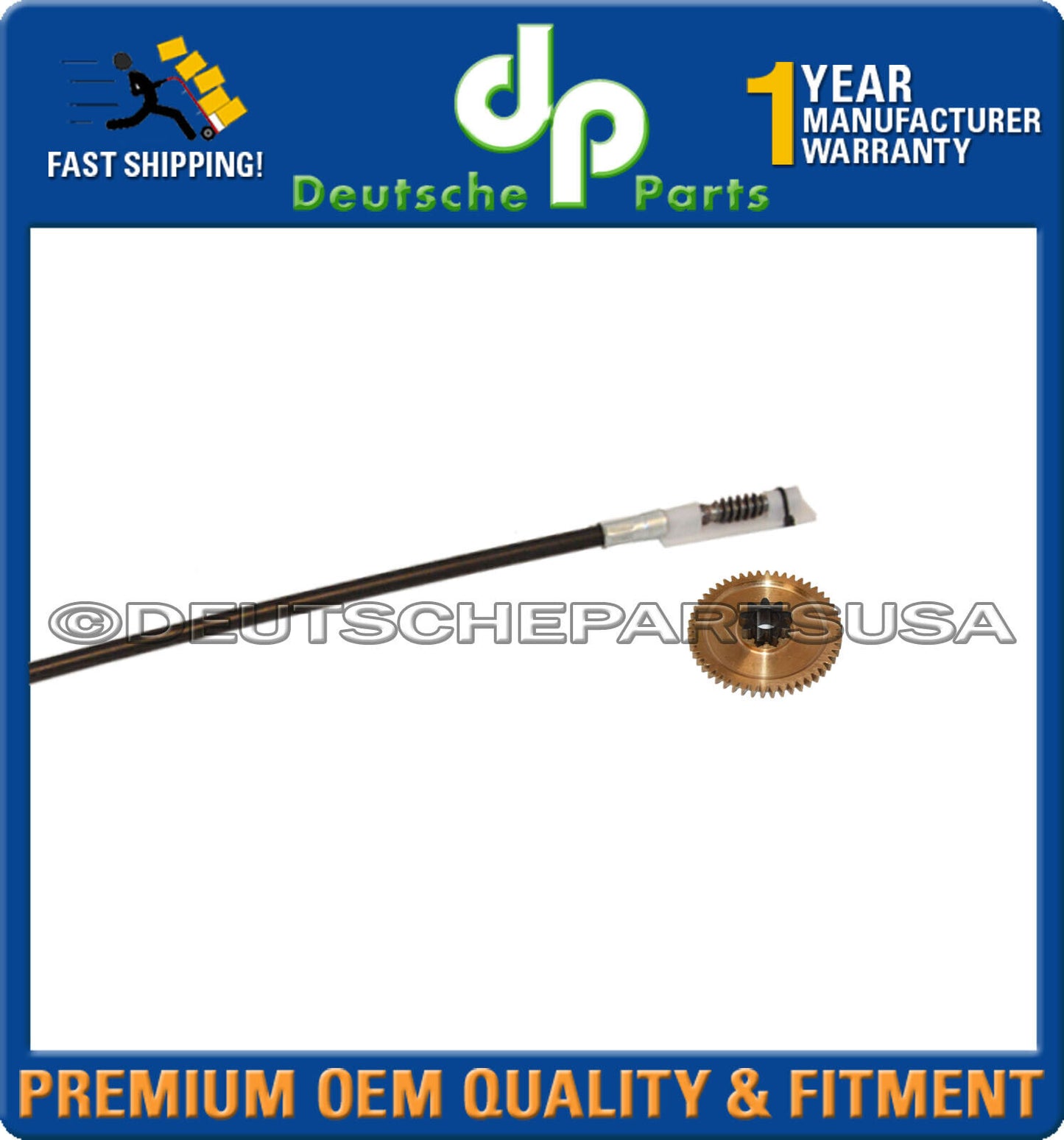 PORSCHE 911 CARRERA 964 993 CONVERTIBLE TOP CABLE w/ GEAR Left + Right Set of 2
