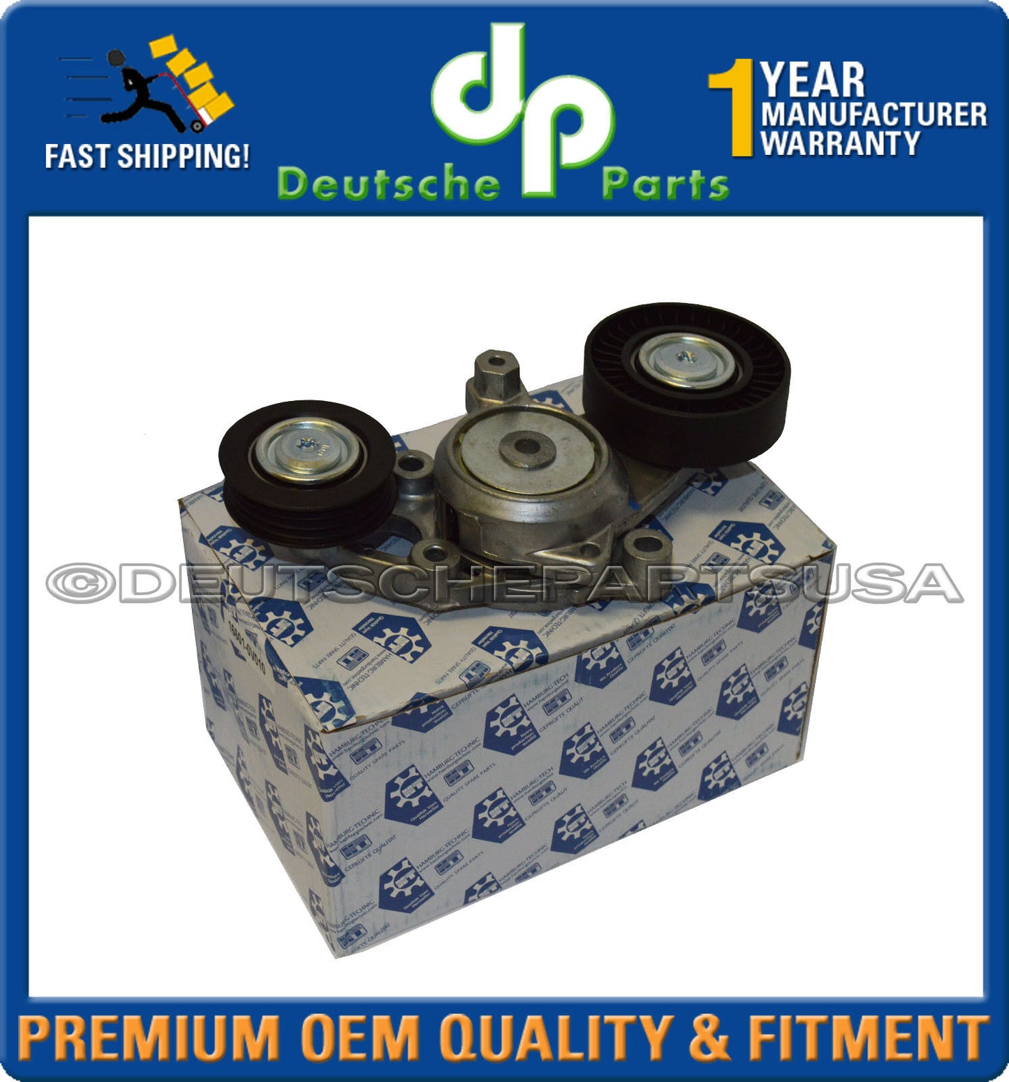 TOYOTA Camry Belt Tensioner Assembly w/ Two Tensioner Pulleys 16601-0V010