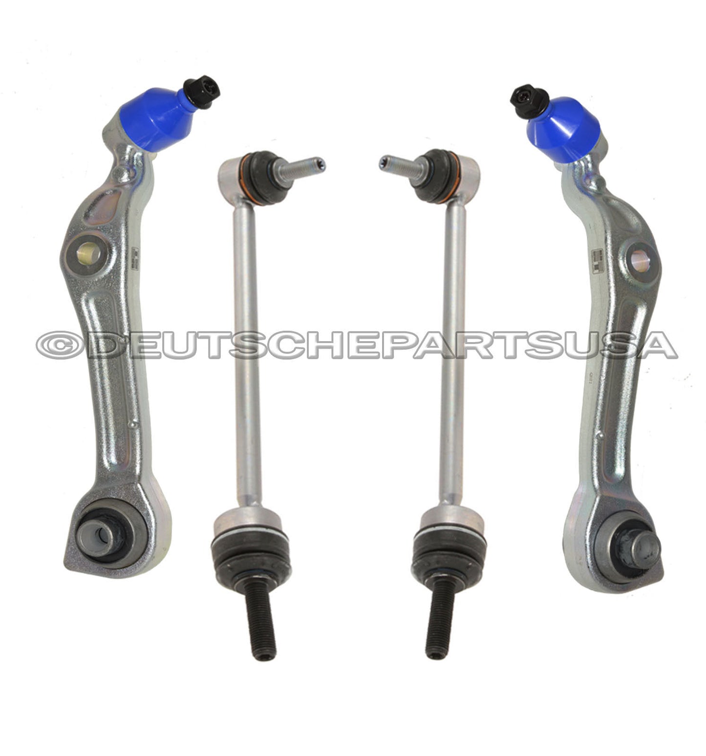 Mercedes W221 W216 4MATIC FRONT Lower Control Arm Ball Joint Sway Bar Link Set 4