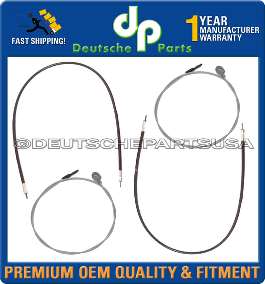 PORSCHE Boxster Convertible Top Cable -Motor to Transmission + Tension Cable Set