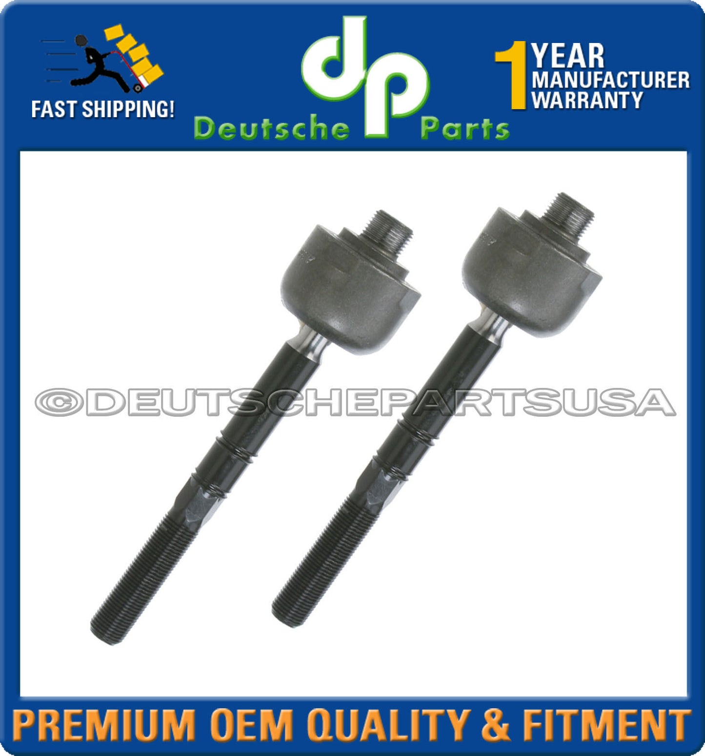 MERCEDES W203 4MATIC 4-MATIC INNER STEERING TIE ROD RODS LEFT + RIGHT Set of 2
