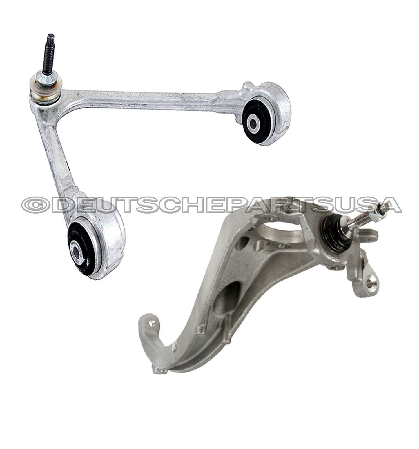 JAGUAR S TYPE UPPER & LOWER CONTROL ARM STEERING KNUCKLE w/BALL JOINTS KIT 2