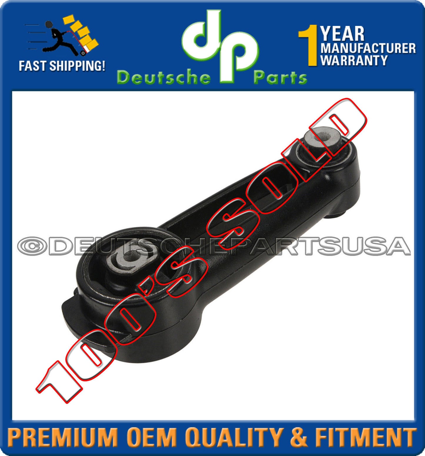 Porsche Cayenne V8 S TURBO Engine Torque Damper Torsion Rod Mount 95537510113