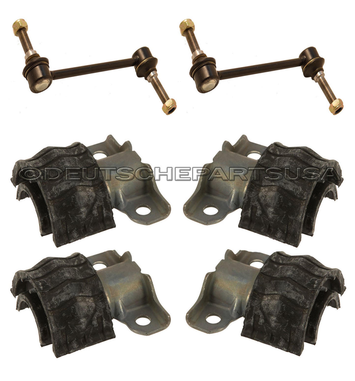 Front Suspension SWAY STABILIZER BAR LINK Bushings for Mercedes W164 GL ML SET 6