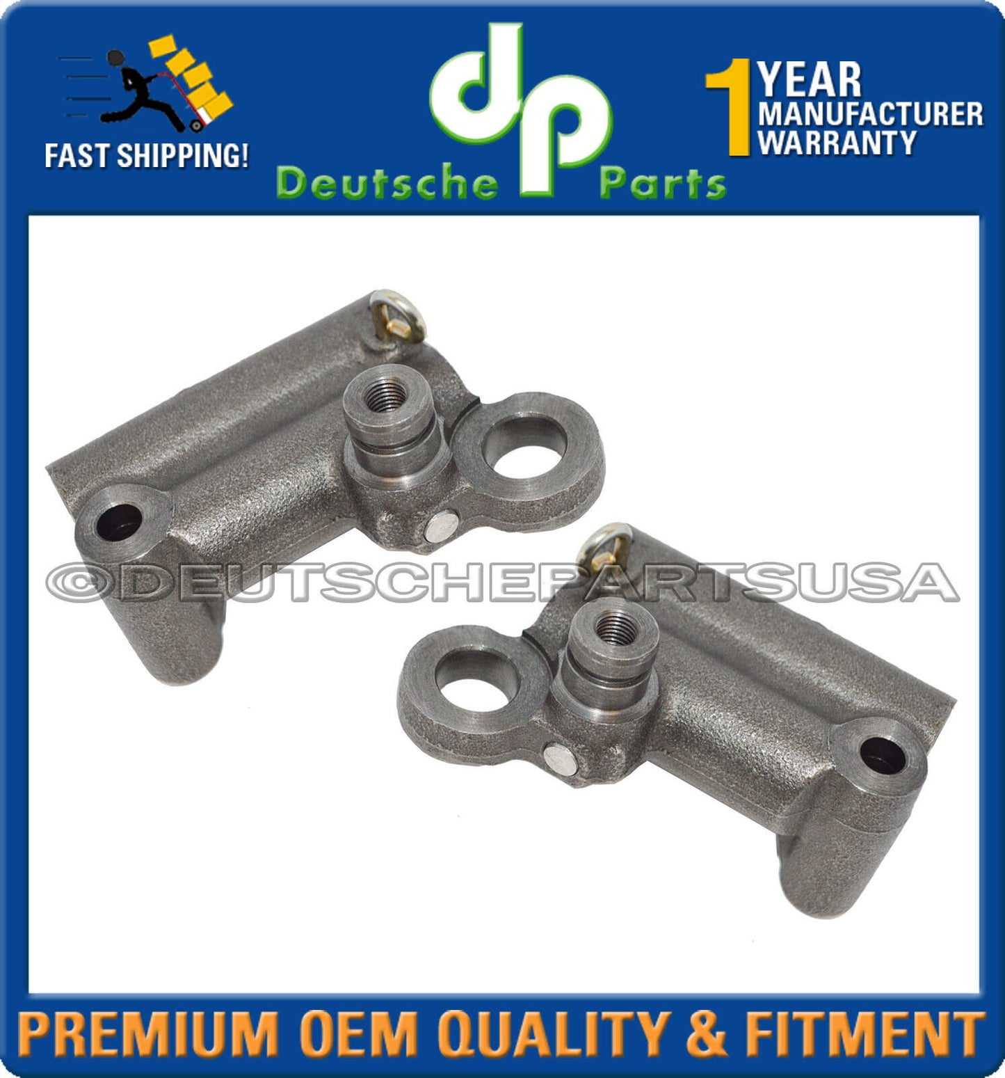 Porsche 911 930 Engine Timing Chain Tensioner Cover Housing L+R  Set 4