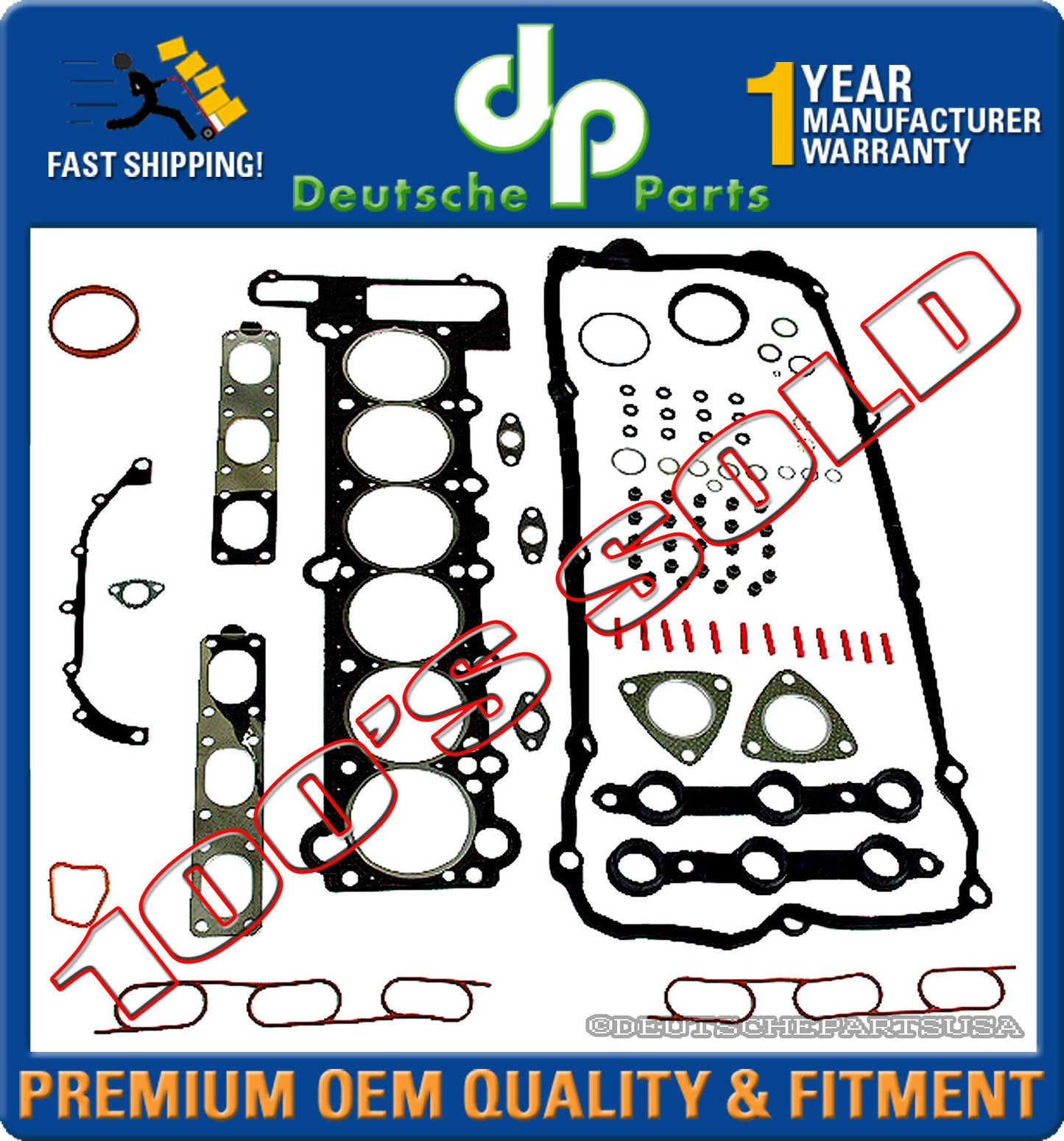 CYLINDER HEAD GASKET SET for BMW E36 E39 323i 323is 328i 328is 528i 11121427826
