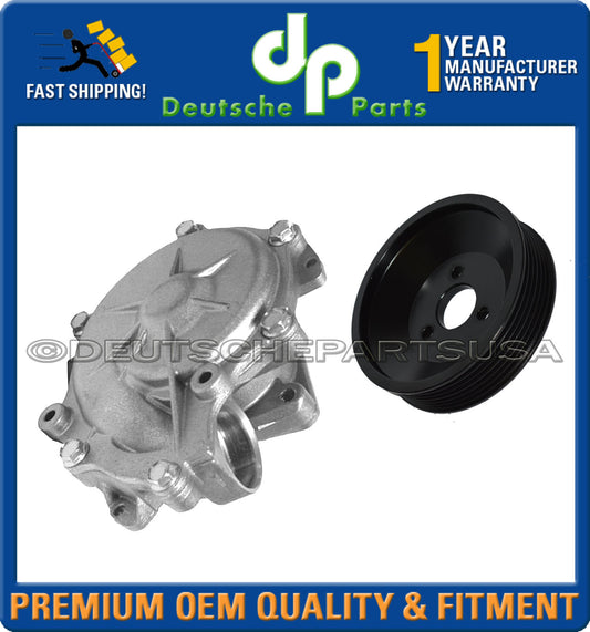 Water Pump + PULLEY for BMW E46 E60 E87 E90 116i 118i 120i 316i 318Ci 320i 520i