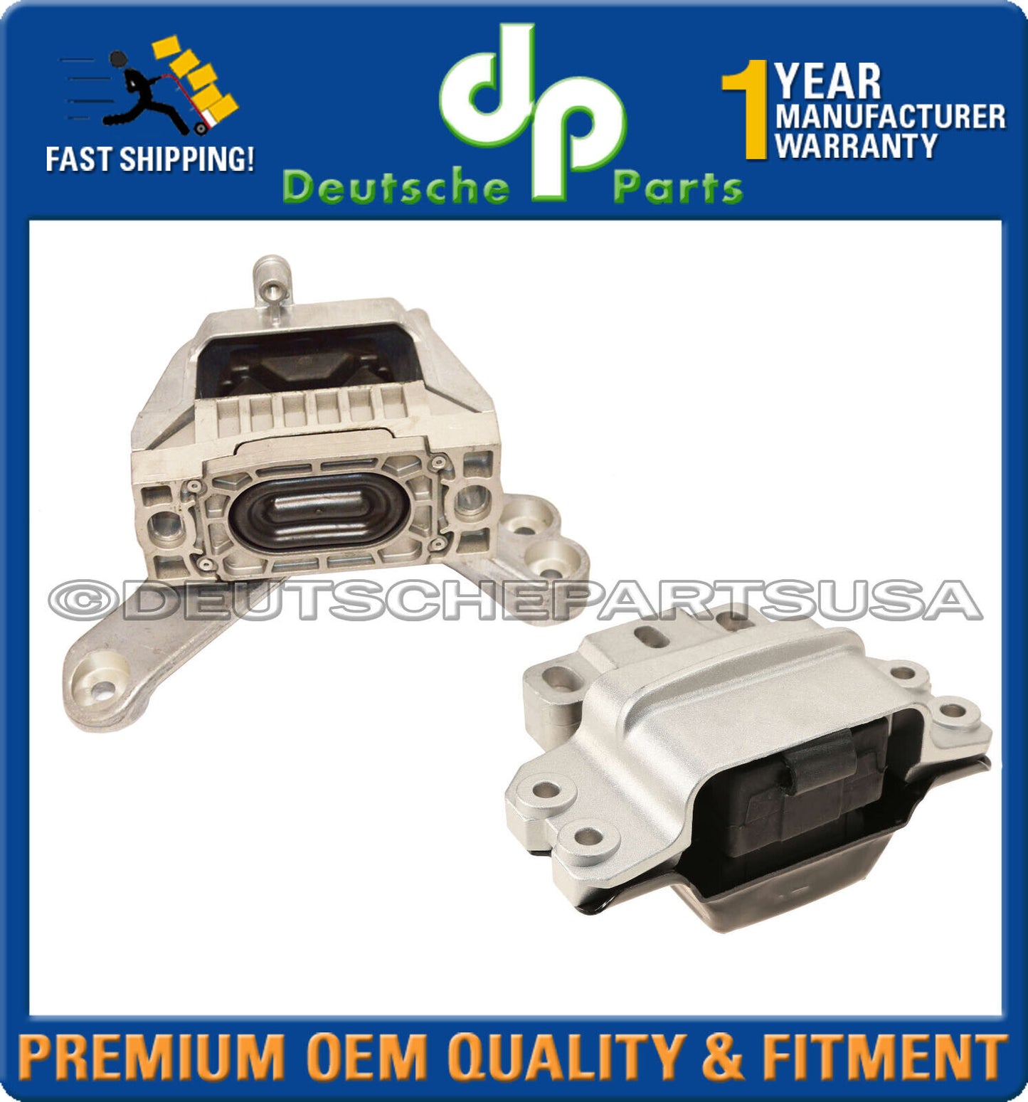 VW JETTA RIGHT ENGINE MOTOR MOUNT 1.9 TDI L4 05 06 1K0 199 262AS 1K0199262AS