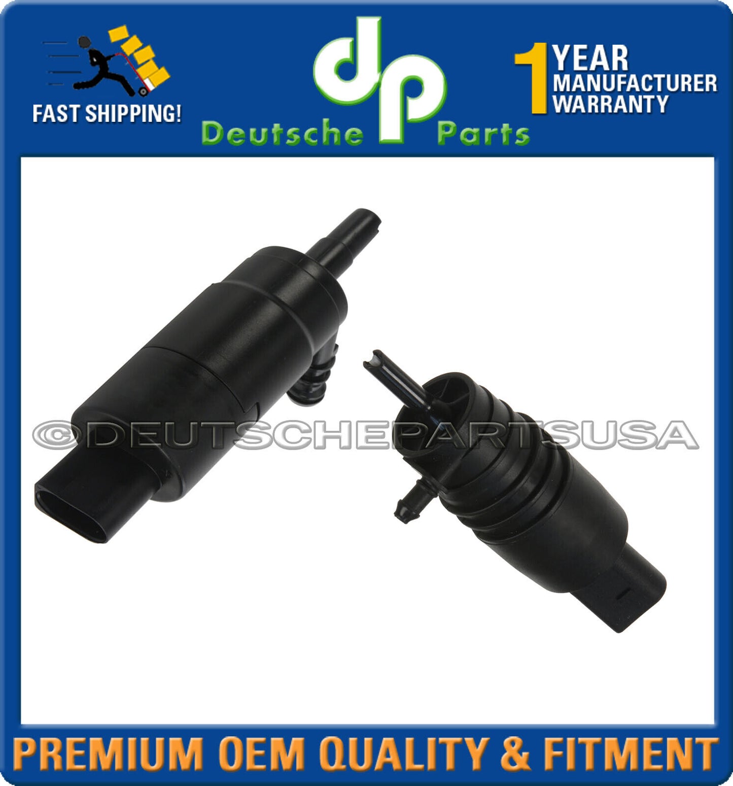PORSCHE 911 996 986 BOXSTER & S HEADLIGHT WINDSHIELD WASHER PUMP SET