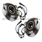 LAND ROVER DISCOVERY FRONT WHEEL HUBS BEARINGS ASSEMBLY + SENSOR TAY100060 SET 2