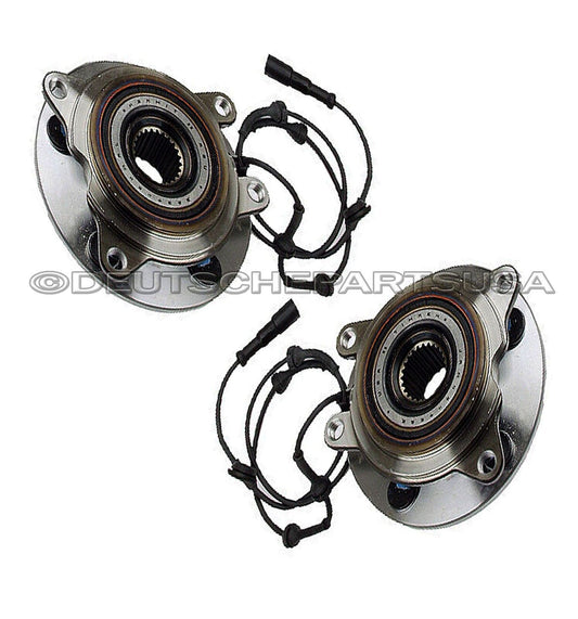 LAND ROVER DISCOVERY FRONT WHEEL HUBS BEARINGS ASSEMBLY + SENSOR TAY100060 SET 2