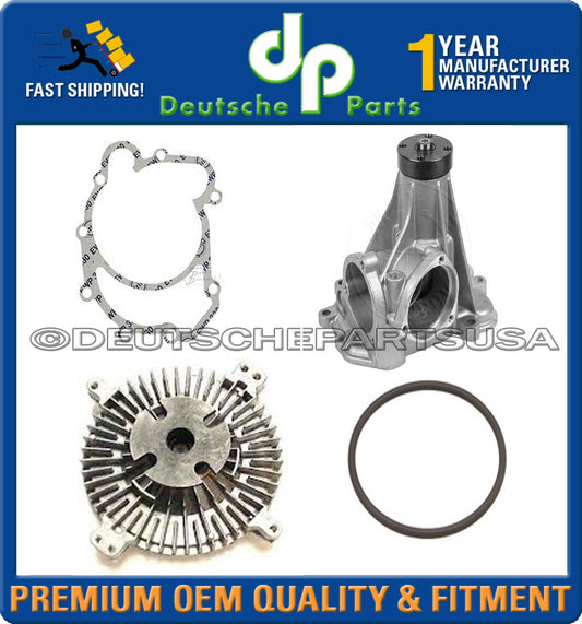 MERCEDES W126 W107 420SEL 500SL 560SEC 560SEL 560SL Water Pump + Fan Clutch Kit